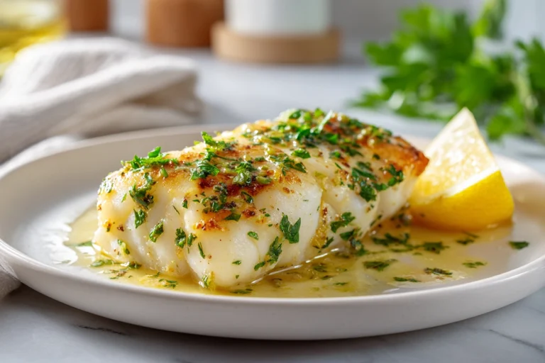 Lemon Garlic Butter Cod