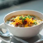 Slow Cooker Cheeseburger Soup: Creamy Comfort in a Bowl 7 Slow Cooker Cheeseburger Soup