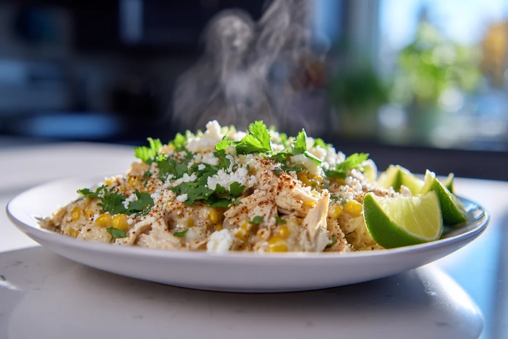 Slow Cooker Street Corn Chicken