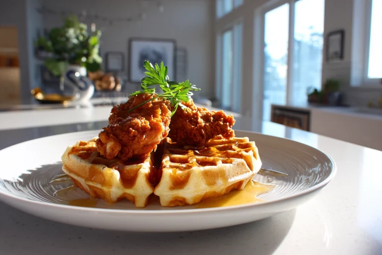 Southern Fried Chicken and Waffles