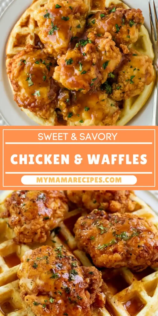 Southern Fried Chicken and Waffles with Maple Syrup 5 Southern Fried Chicken and Waffles recipe with warm maple syrup