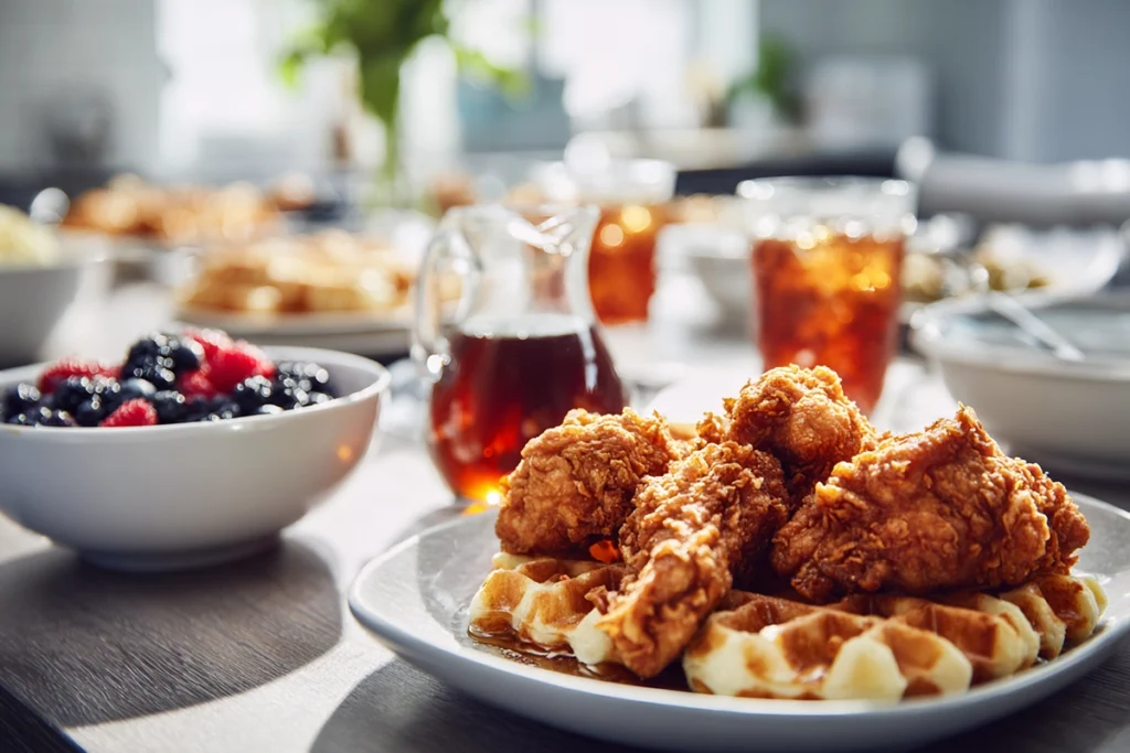 Southern Fried Chicken and Waffles – A Soul Food Classic with Sweet and Savory Perfection 10 Southern Fried Chicken and Waffles