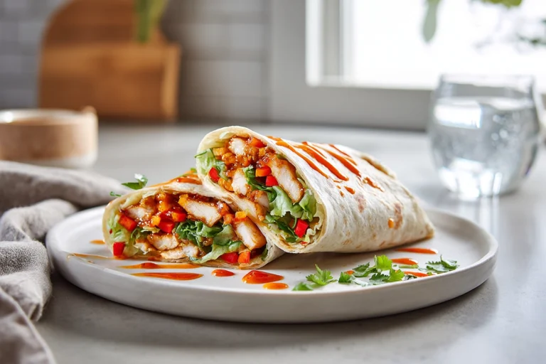 Sweet Chili Chicken Wraps