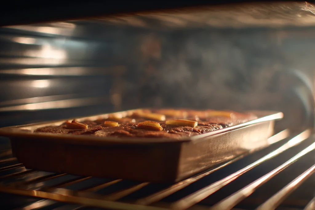 Apple Brownies with Maple Glaze: A Cozy Fall Dessert You’ll Crave All Year 9 apple brownies with maple glaze Brownies in the Oven