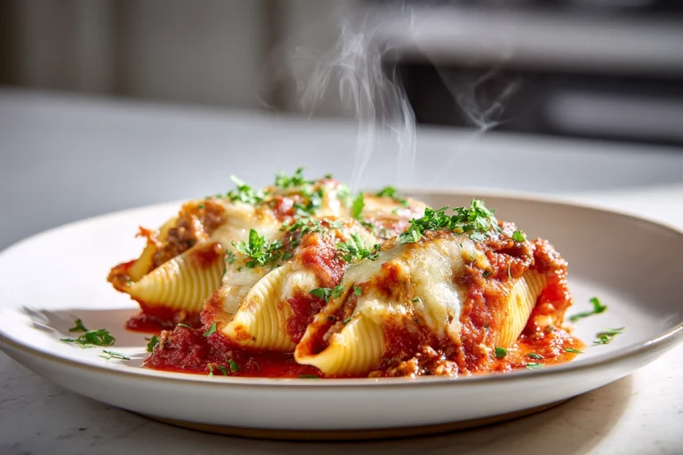 beef stuffed shells pasta