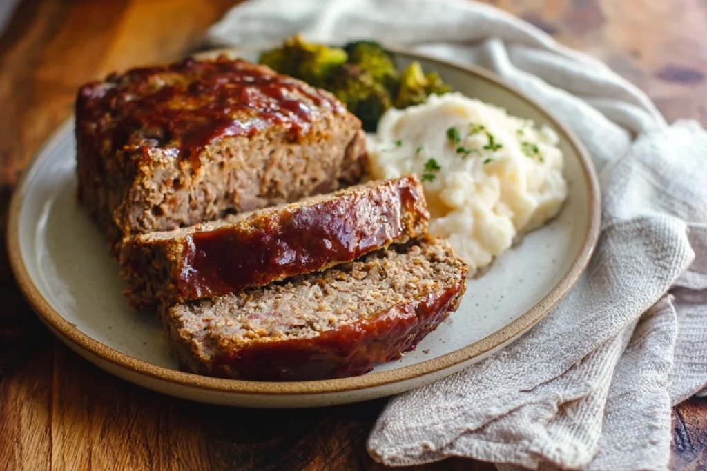 Best Meatloaf Balsamic Vinegar for a Cozy Family Dinner 10 Best meatloaf balsamic vinegar freshly sliced and ready to serve