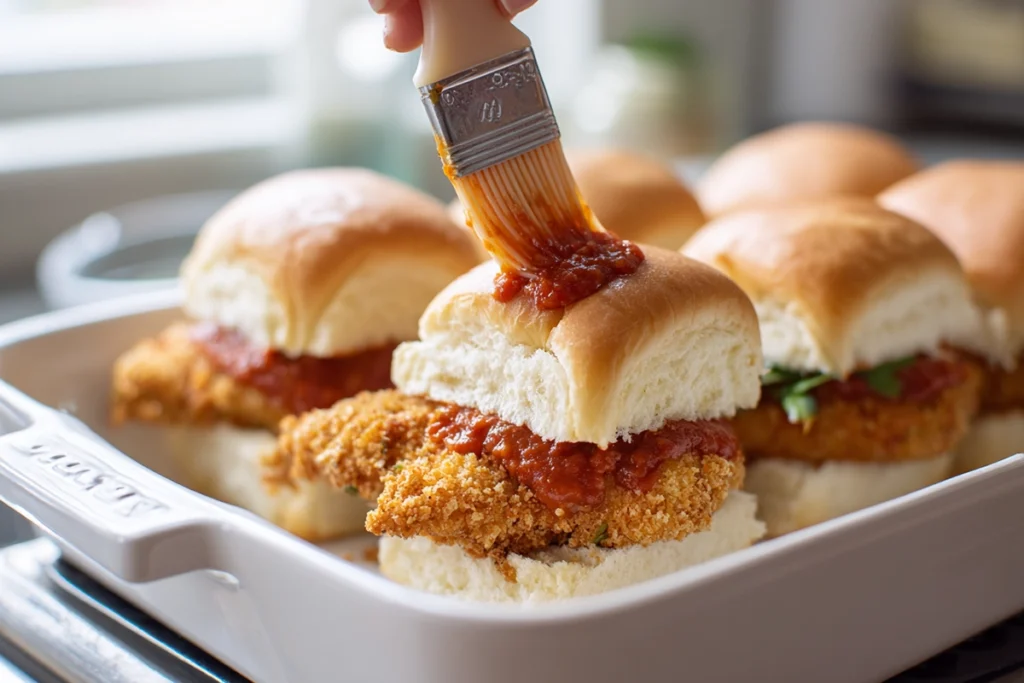 Chicken Parmesan Sliders: The Cheesy, Bite-Sized Comfort Food You’ll Crave 8 chicken parmesan slider