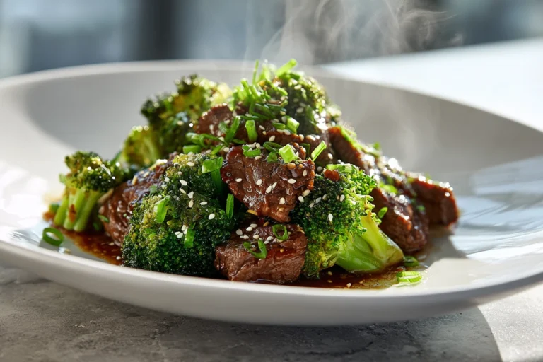 chinese beef and broccoli