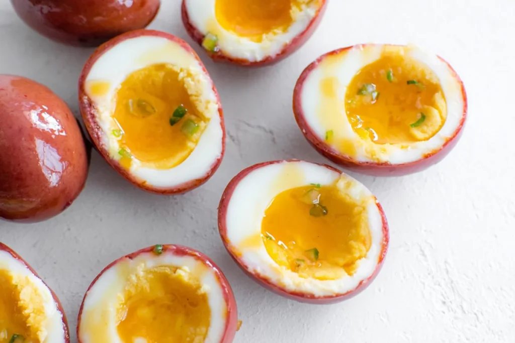 cool down the eggs in an ice bath