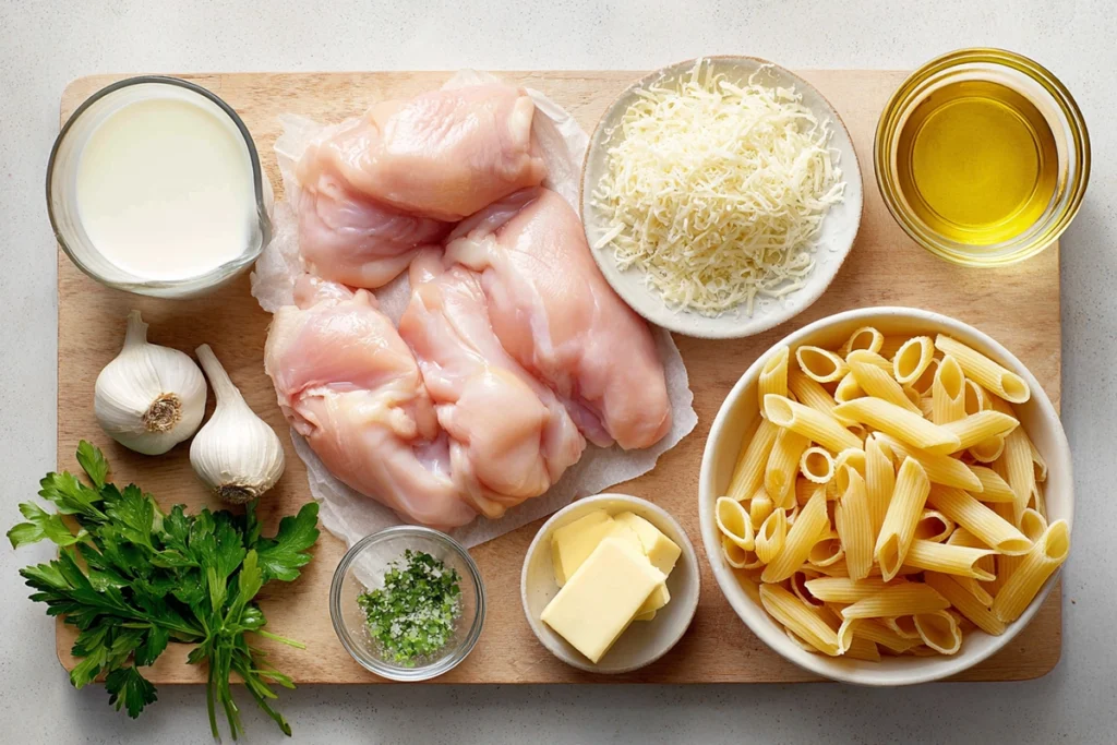 Creamy Garlic Chicken Pasta: Your Go-To Comfort Dish Made Easy 7 creamy garlic chicken pasta