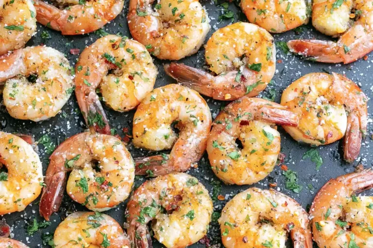 Mohamed Ayad's Garlic Parmesan Roasted Shrimp Recipe