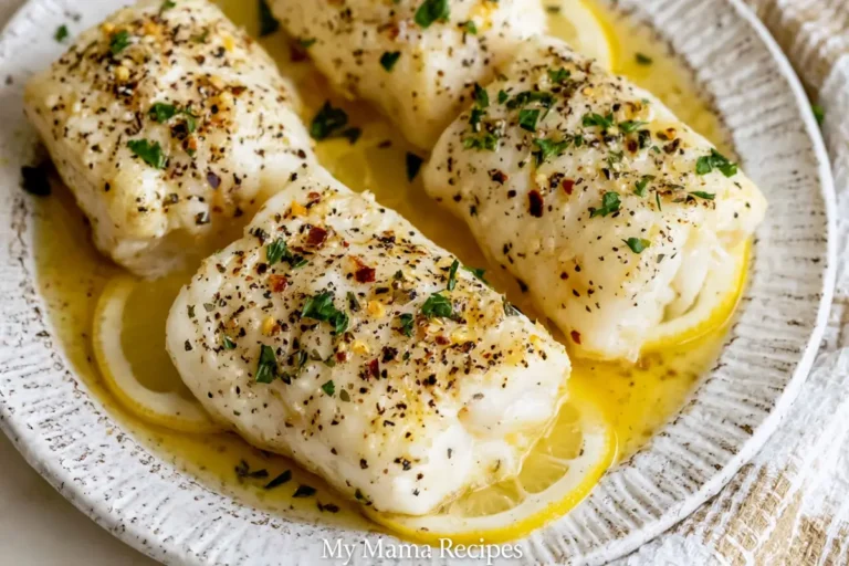 Mohamed Ayad's Lemon Garlic Butter Cod Recipe