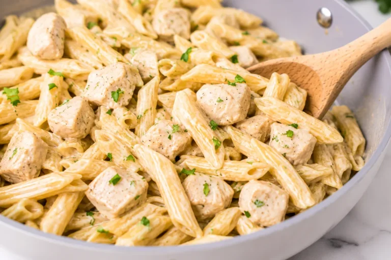 Mohamed Ayad's Creamy Garlic Chicken Pasta Recipe