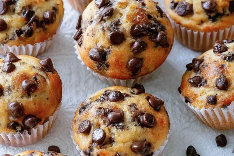 Mohamed Ayad's Muffins Made with Greek Yogurt and Chocolate Chips Recipe
