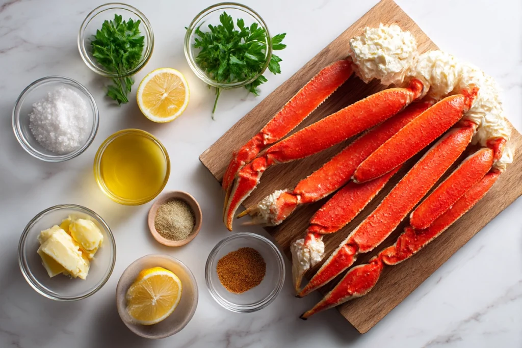 Red Crab Juicy Seafood: The Ultimate Guide to Cooking Sweet, Succulent Crab at Home 7 red crab juicy seafoodGarlic SteamingOverhead Layout