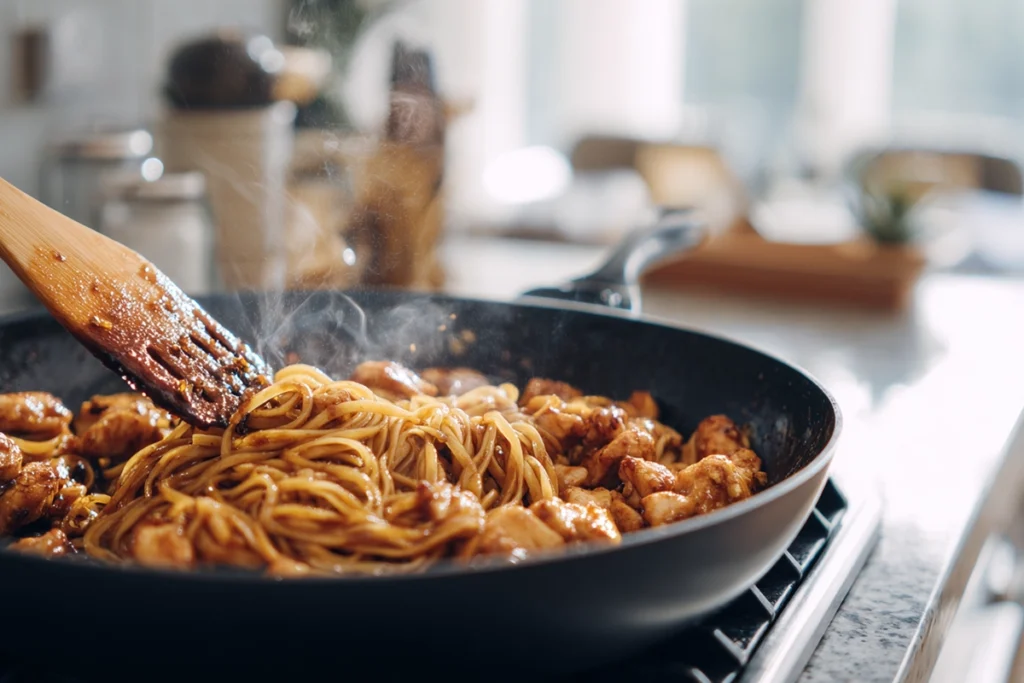 Sticky Garlic Chicken Noodles: Sweet-Savory Comfort You’ll Want Every Week 8 sticky garlic chicken noodles