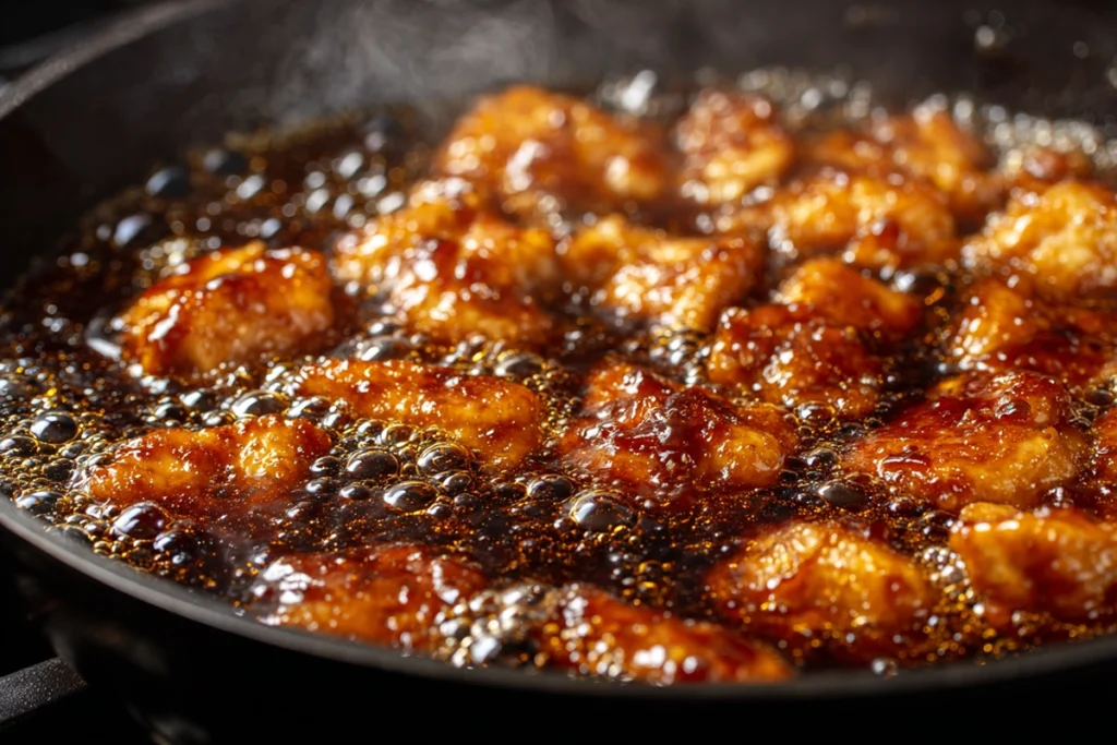 sticky garlic sauce thickening for sticky garlic chicken noodles