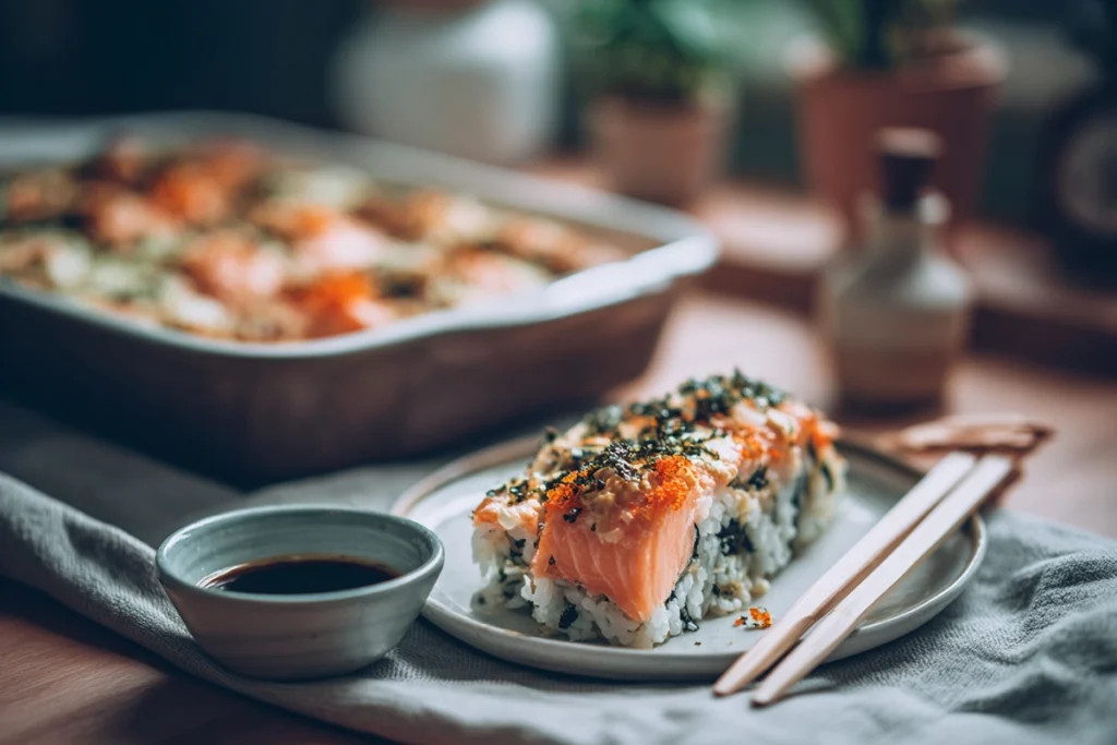 Baked Salmon Sushi – The Viral Comfort Food You’ll Want Every Week 11 Baked Salmon Sushi