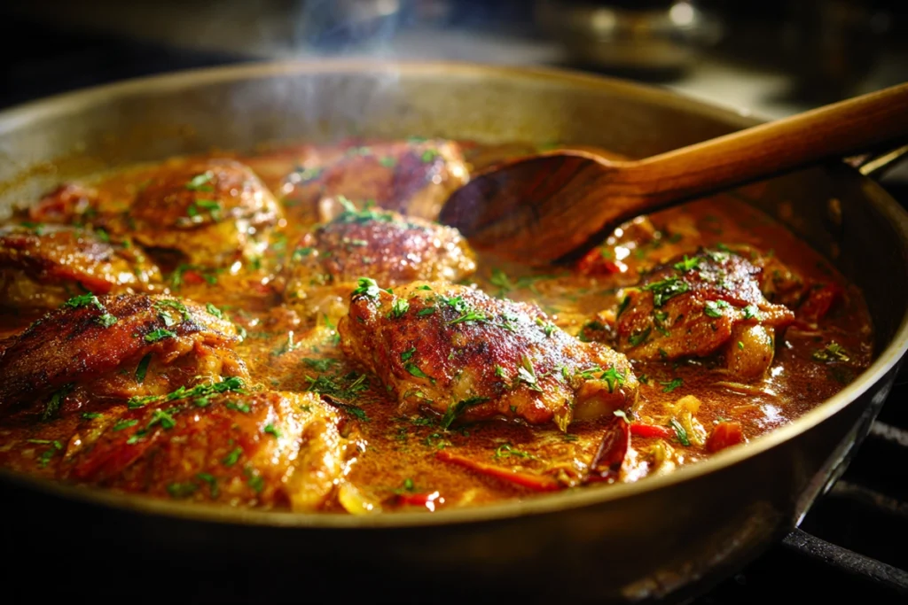 Chicken Etouffee – A Comforting Taste of Louisiana’s Creole Kitchen 10 Chicken Etouffee