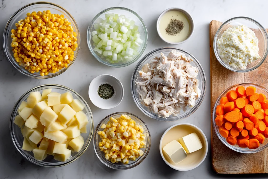Creamy Chicken and Corn Chowder: A Bowl of Comfort for Chilly Nights 8 Chicken and Corn Chowder