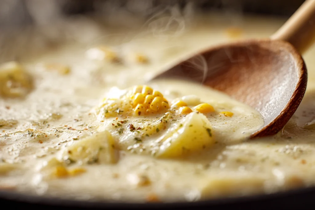 Classic Corn Chowder Recipe — Creamy, Hearty & Easy 10 Step Cooking Scene