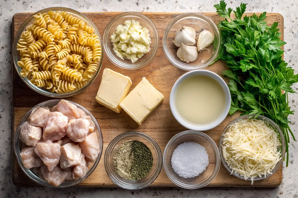 Creamy Garlic Butter Chicken and Rotini – A Comfort Food Classic for Busy Nights 8 Creamy Garlic Butter Chicken and Rotini