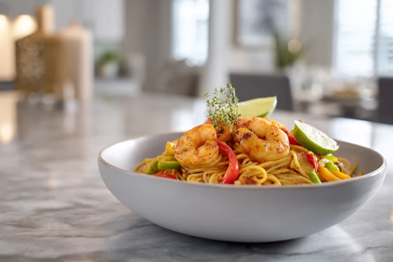 Creamy Jamaican Shrimp