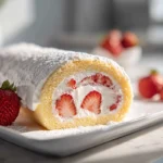 Fresh Strawberry Cream Japanese Cake Roll – A Light and Elegant Dessert 7 Fresh Strawberry Cream Japanese Cake Roll