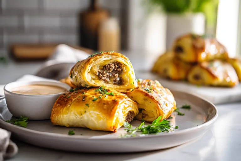 Garlic Butter Cheeseburger Rollups – The Ultimate Twist on a Classic Favorite 8 Garlic Butter Cheeseburger Rollups