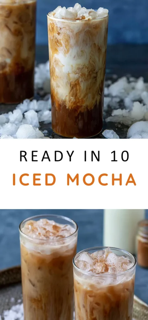 Iced Mexican Coffee Mocha with Homemade Cocoa Syrup 5 Iced Mexican Coffee Mocha recipe with cocoa and cinnamon