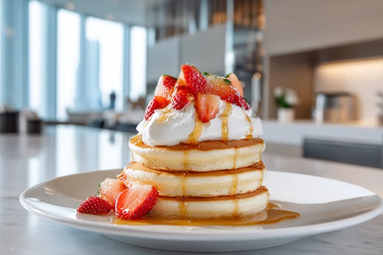 Japanese soufflé pancakes
