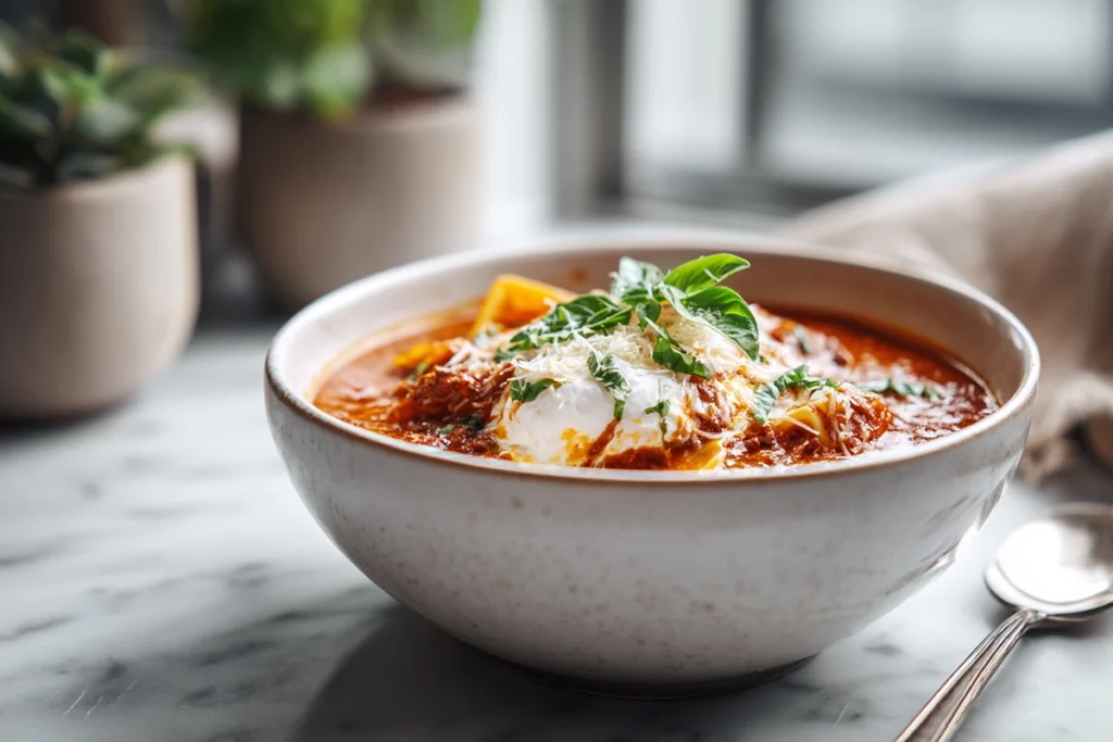 Lasagna Soup