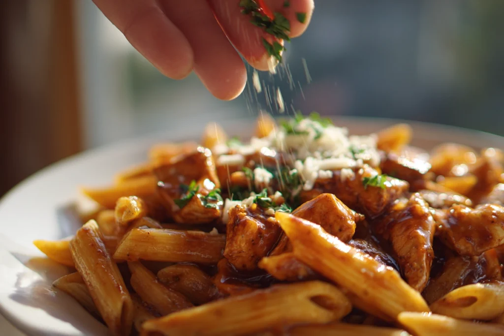 One Pan Tangy Honey BBQ Chicken Penne — Sweet, Smoky, and Ready in Minutes 10 One Pan Tangy Honey BBQ Chicken Penne