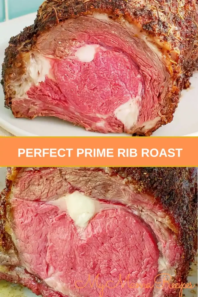 Perfect Prime Rib Roast with Herb Butter and the Closed-Oven Method 5 Perfect prime rib roast recipe with herb butter crust and rosy center