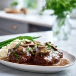 Classic Salisbury Steak with Mushroom Gravy – The Ultimate Comfort Dinner 7 Salisbury Steak