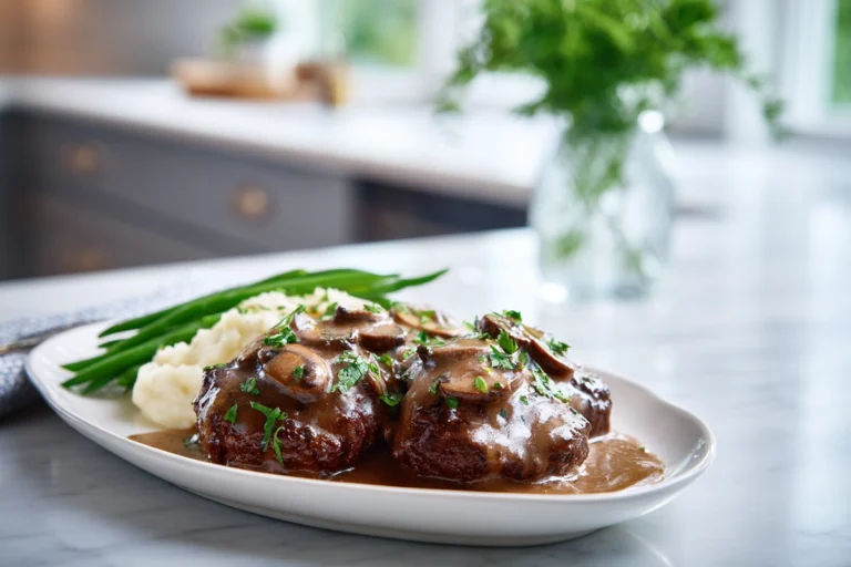 Classic Salisbury Steak with Mushroom Gravy – The Ultimate Comfort Dinner 15 Salisbury Steak