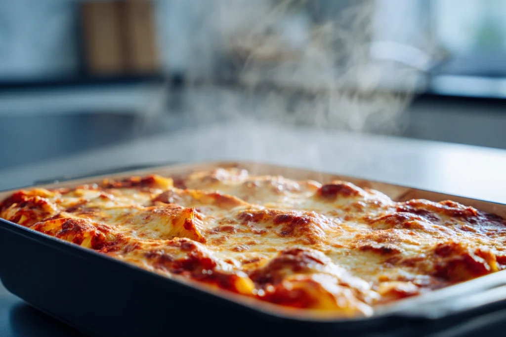 Sun-Dried Tomato Ricotta Stuffed Shells – A Cozy, Flavor-Packed Pasta Dinner 9 Sun-dried tomato ricotta stuffed shells hot from the oven with melted cheese and fresh herbs