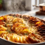 Cheesy Root Vegetable Gratin: A Golden, Creamy Comfort You’ll Crave 7 Golden cheesy root vegetable gratin with melted cheese and sliced root vegetables