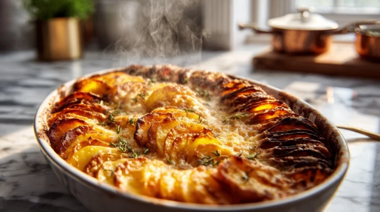 Cheesy Root Vegetable Gratin: A Golden, Creamy Comfort You’ll Crave 16 Golden cheesy root vegetable gratin with melted cheese and sliced root vegetables