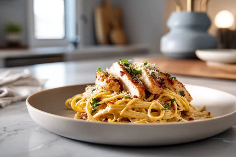 cowboy butter chicken linguine
