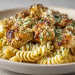 Creamy Garlic Butter Chicken and Rotini – The Ultimate Comfort Pasta 8 creamy garlic butter chicken and rotini