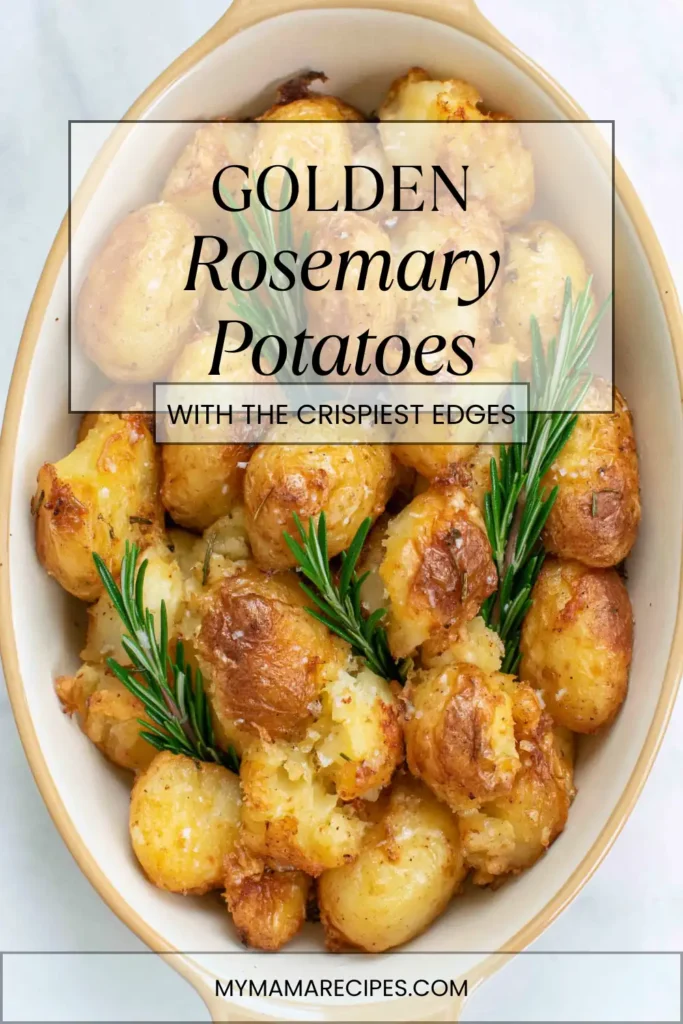 Rosemary Infused Roast Potatoes with Golden Crispy Edges 9 Rosemary infused roast potatoes recipe with golden crispy edges