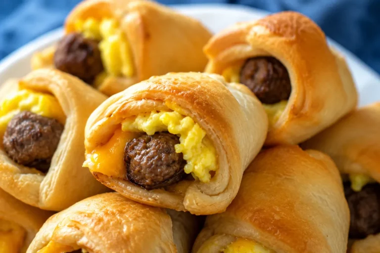 Mohamed Ayad's Sausage Egg Breakfast Roll Ups Recipe