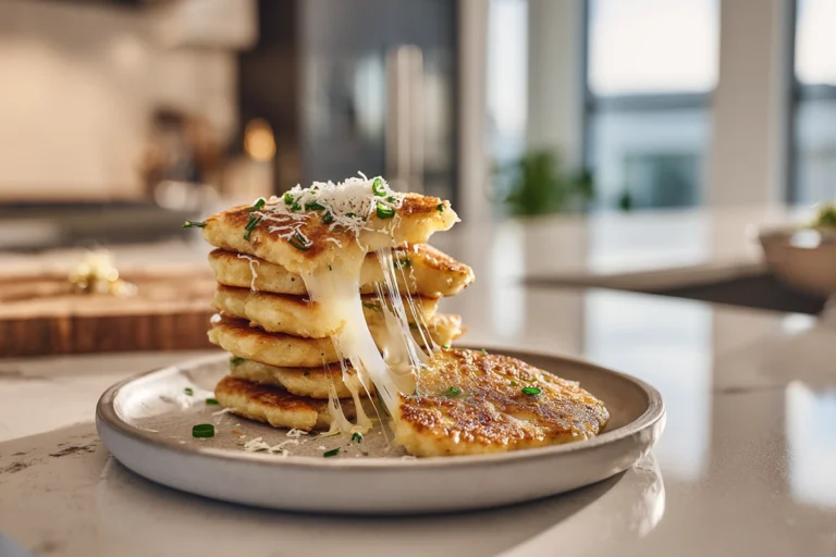 ‏‏Korean Cheese Potato Pancakes