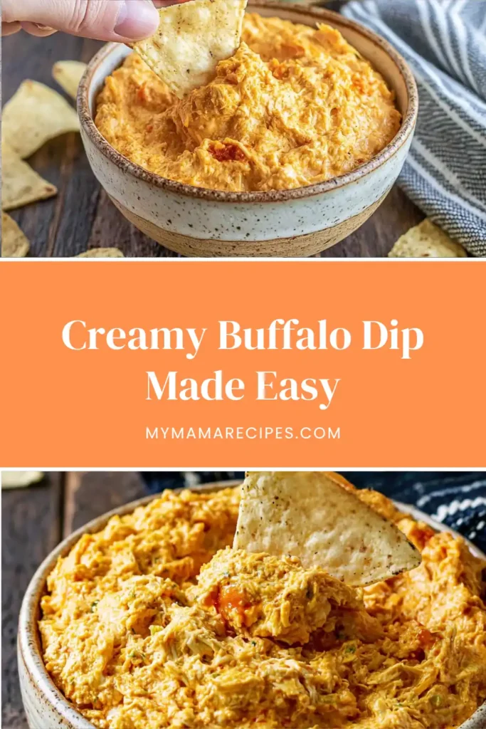 Crockpot Buffalo Chicken Dip That Stays Creamy for Every Gathering 7 Creamy Crockpot Buffalo Chicken Dip recipe served with chips and fresh vegetables