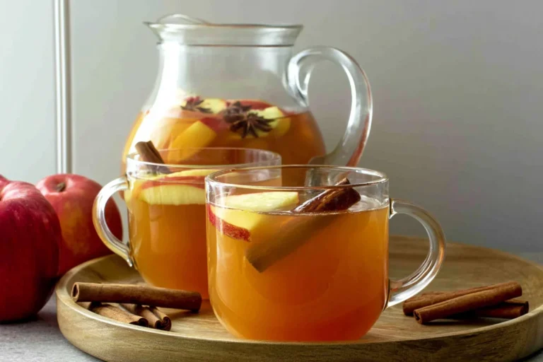 Apple Cinnamon Tea with Warm Spices and Maple Syrup 13 Mohamed Ayad's Apple Cinnamon Tea Recipe with Fresh Apple Slices and Cinnamon Sticks