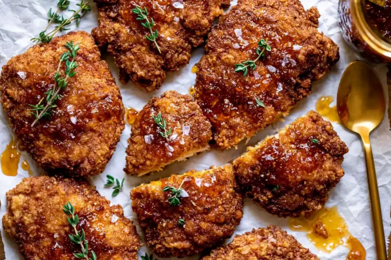 Baked Crunchy Hot Honey Chicken with a Cornflake Crust 10 Mohamed Ayad's Baked Crunchy Hot Honey Chicken Recipe