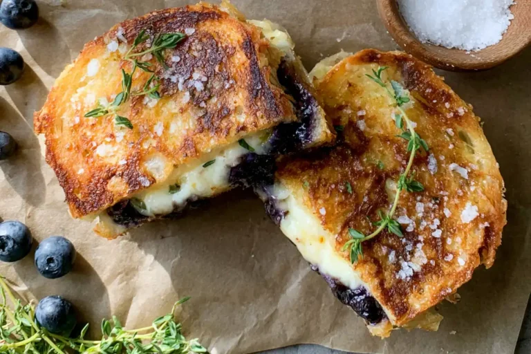 Mohamed Ayad's Blueberry Grilled Cheese Recipe with White Cheddar and Sourdough