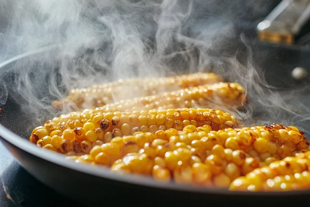 Sliced seasoned chicken prepared for a Street Corn Chicken Rice Bowl