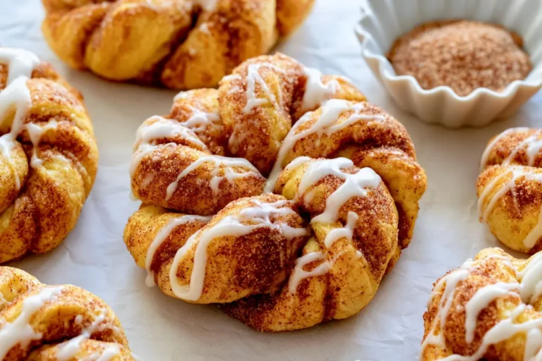 30-Minute Cinnamon Sugar Knots with Vanilla Icing 5 Mohamed Ayad's Cinnamon Sugar Knots Recipe